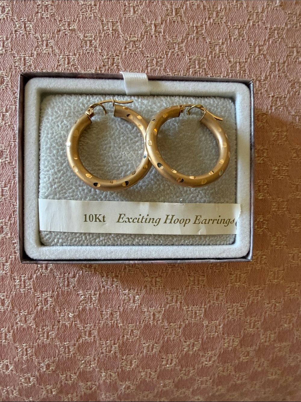 10Kt Gold Exciting Hoop Earrings - Classic Gold Hoops